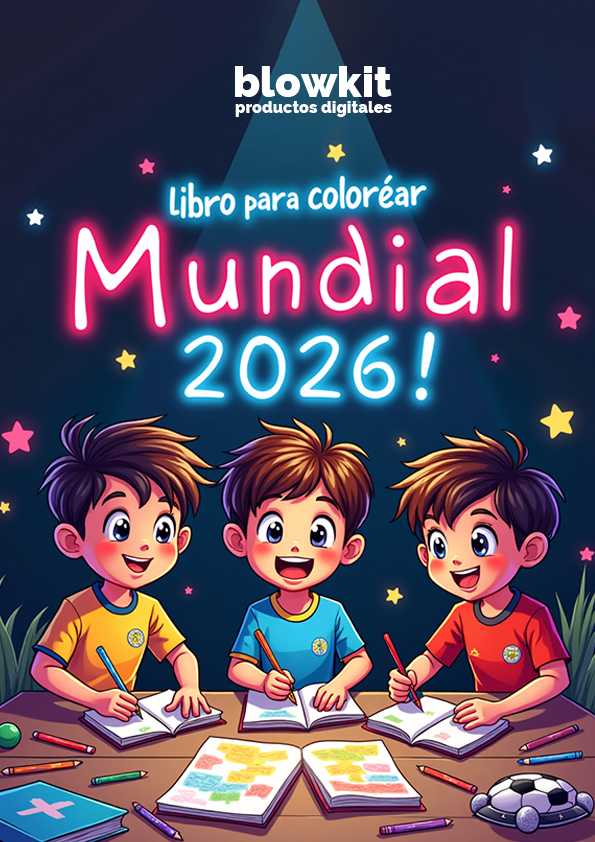 Libro para colorear Mundial 2026!