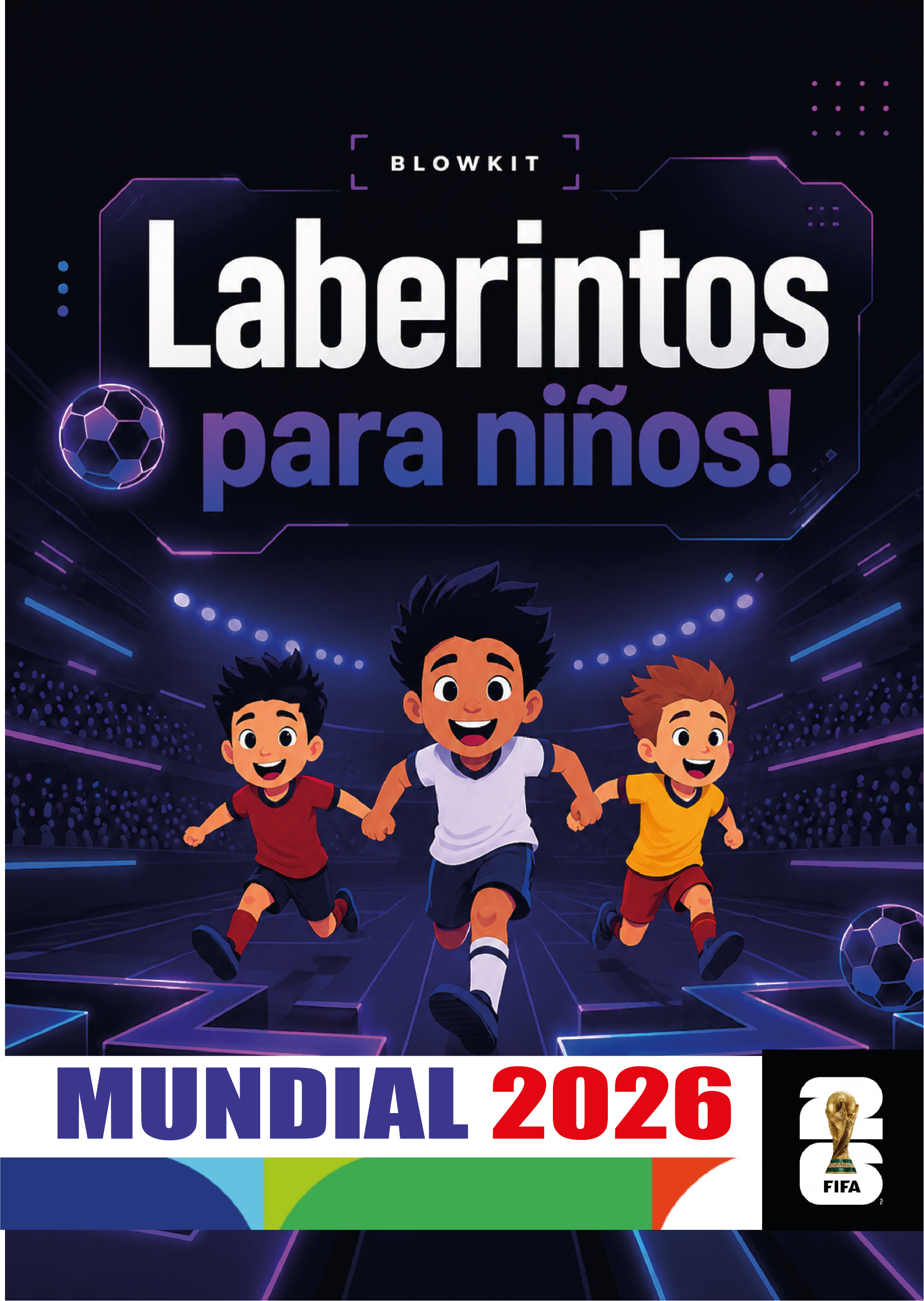 Laberintos para niños Mundial 2026